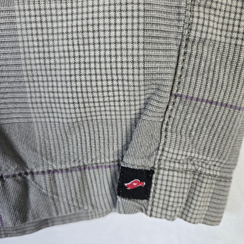 Tony Hawk Gray Plaid Chino Shorts Mens 32 Skater Preppy Punk Grunge Retro Casual